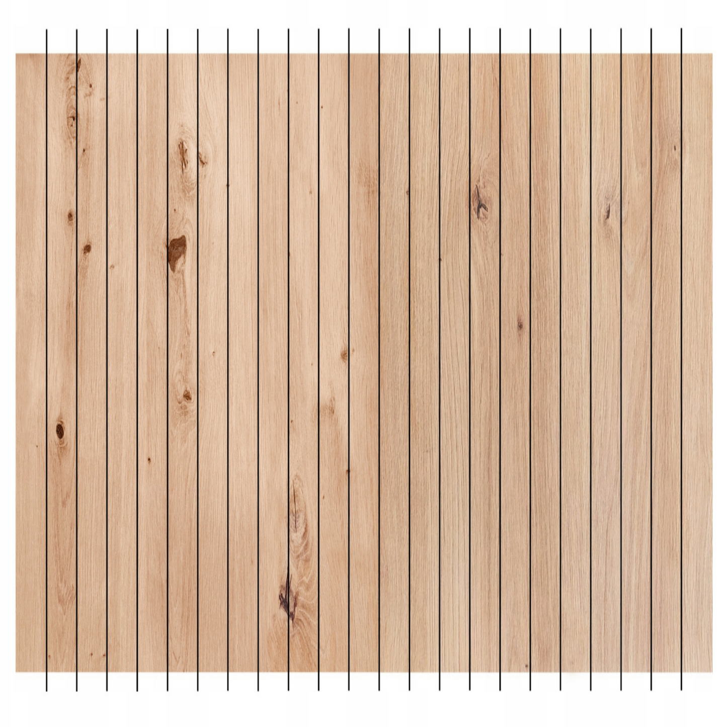 Akustinės MDF lamelės ant veltinio sienoms ir luboms 275 cm ilgio