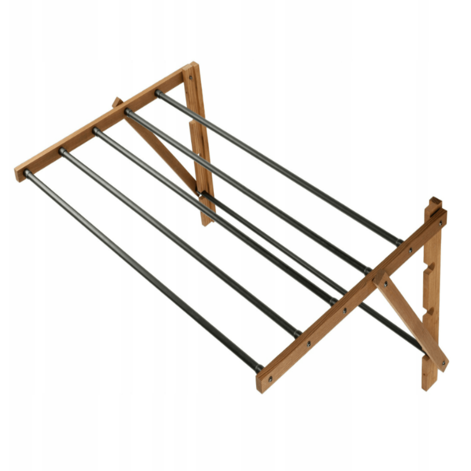 Taupanti vietą džiovyklė vonios kambariui, modernus natūralios medienos dizainas