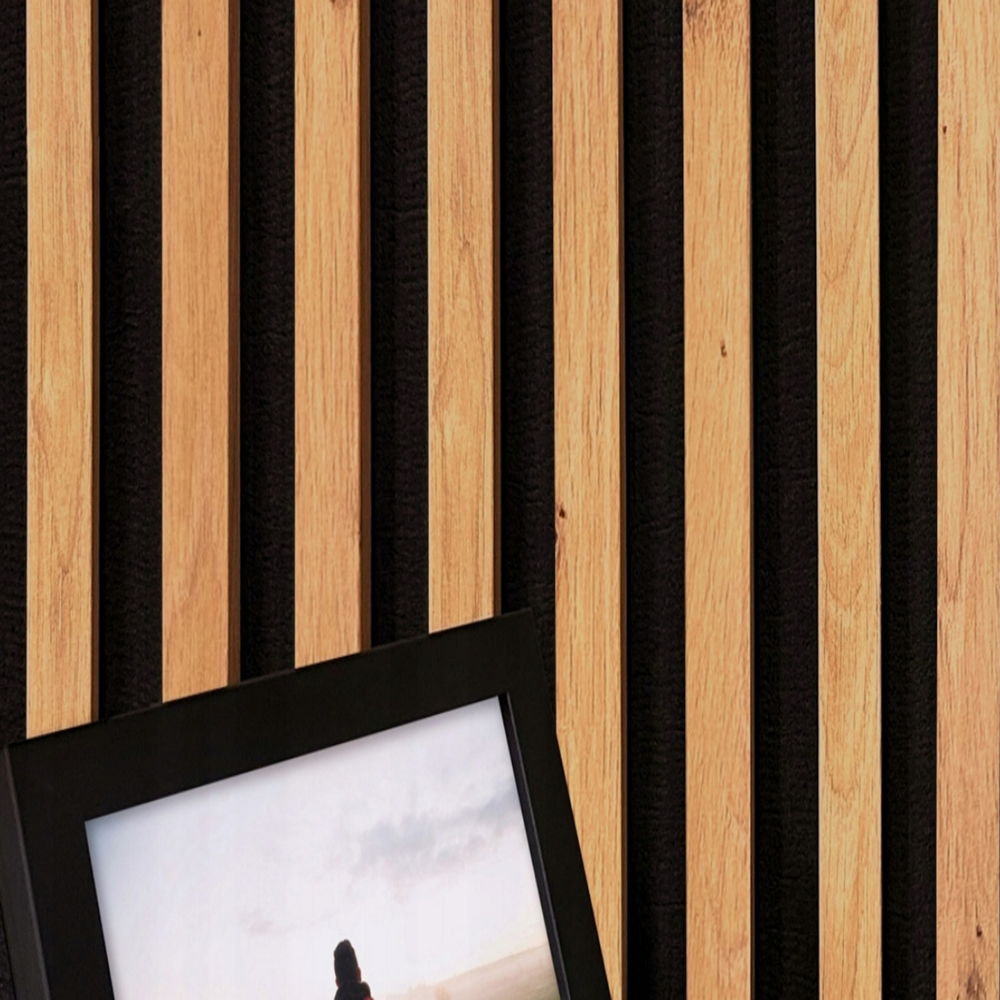Modernios sienų lamelės Artisan ąžuolas miegamojo ir biuro interjerui