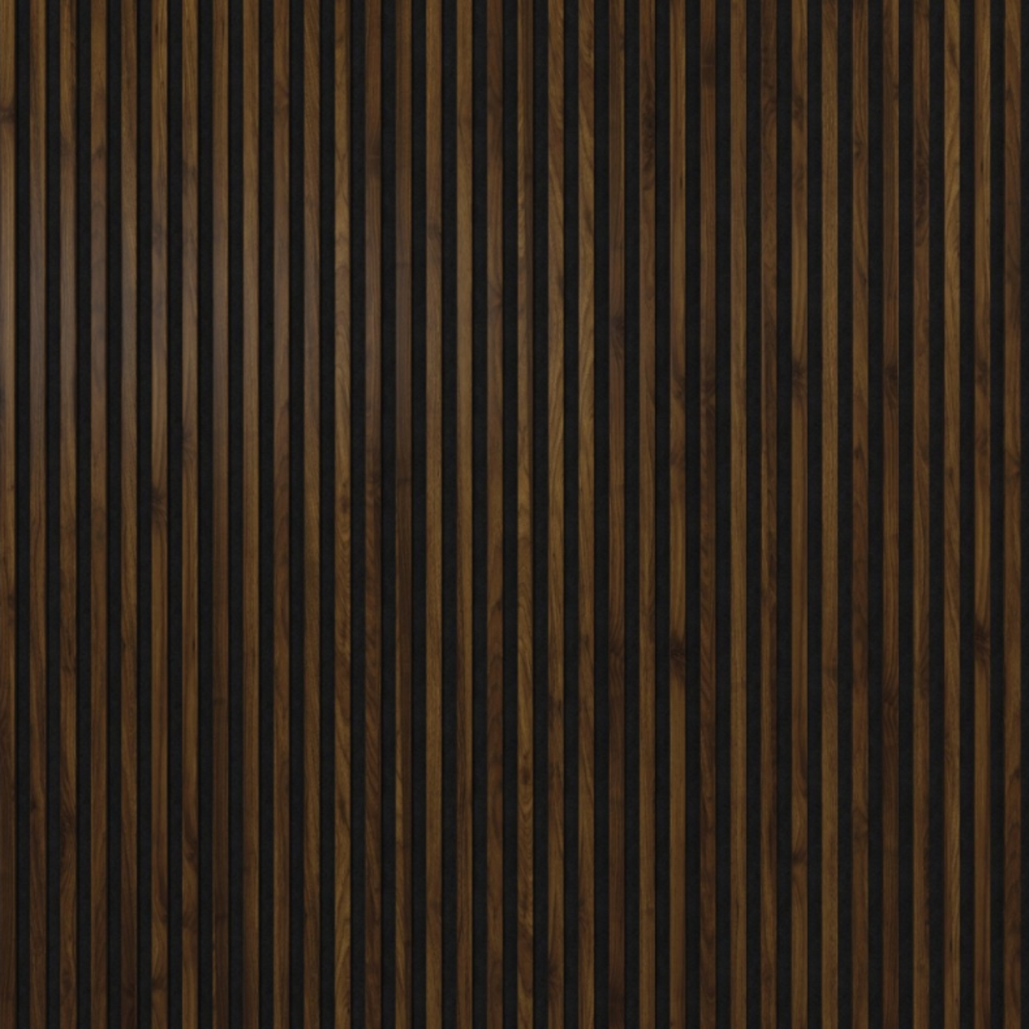 Akustinės MDF sienų lamelės lazdyno riešuto dekoro moderniam interjerui.