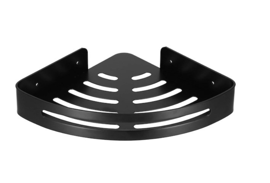 Aliuminės vonios lentynos su varžtais ir lipniomis priemonėmis