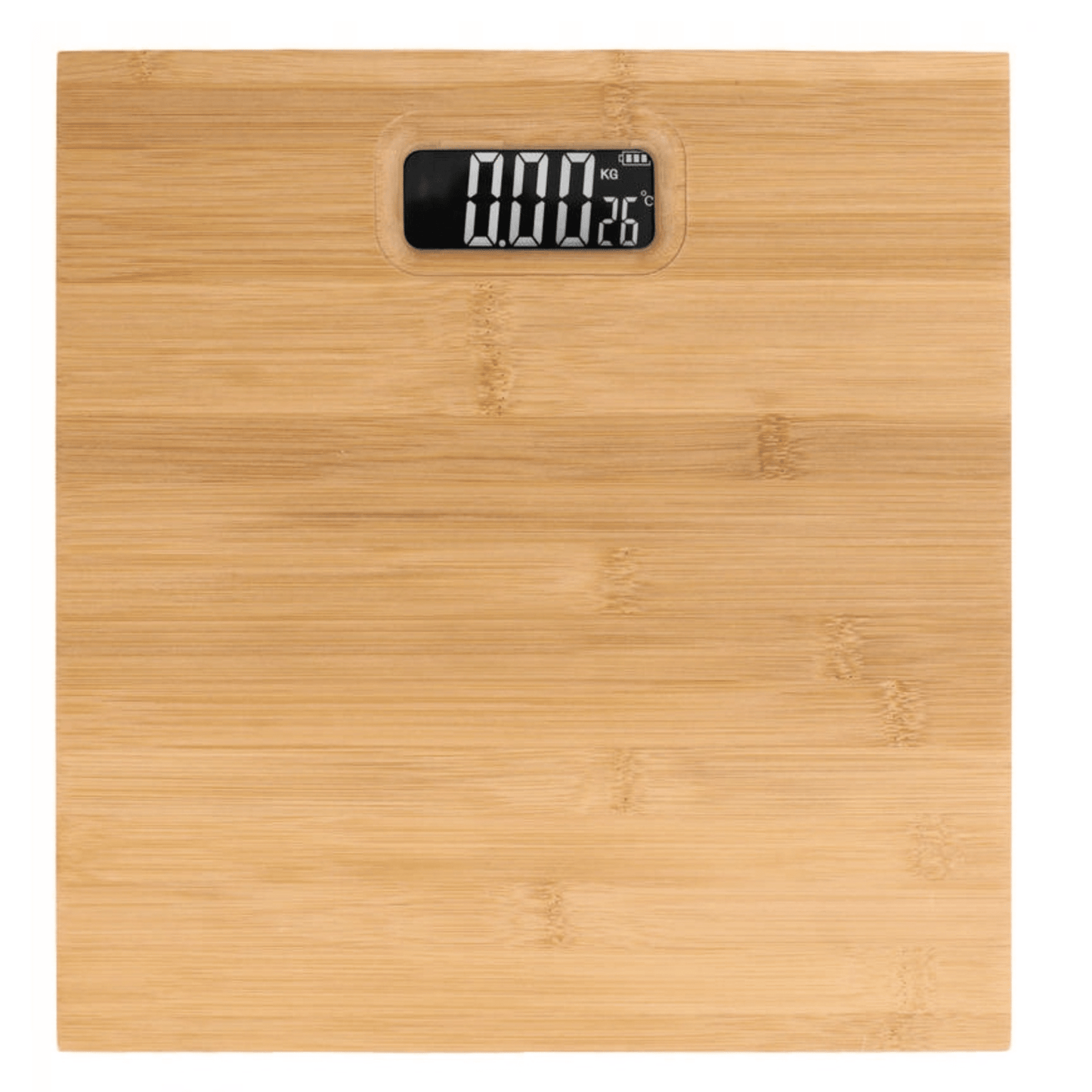 Vonios svarstyklės, natūralus bambukas, elektroninės LCD - LUCA