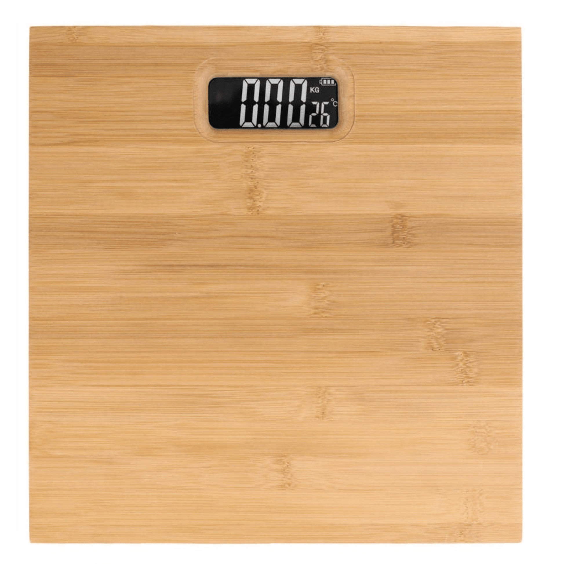 Vonios svarstyklės, natūralus bambukas, elektroninės LCD - LUCA